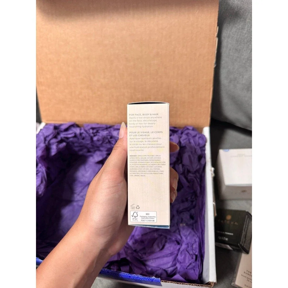New Tatcha Camellia Gold Beauty Oil 23K Gold Oil